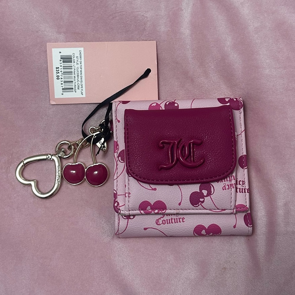 Juicy Couture cherry wallet
